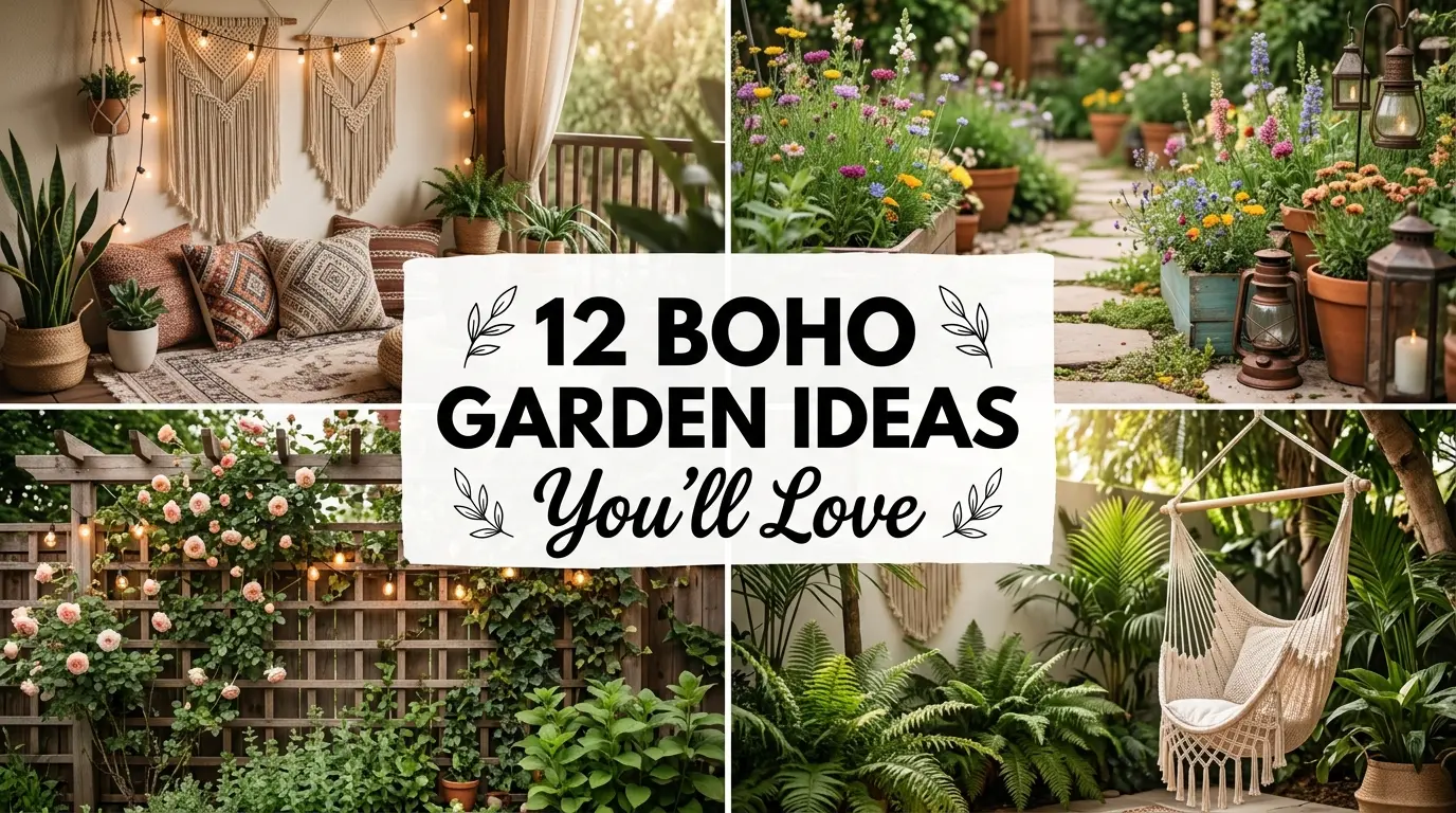 12 Boho Garden Ideas You’ll Love