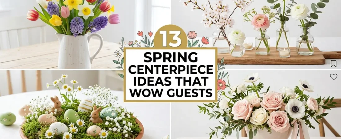 13 Spring Centerpiece Ideas That Wow Guests
