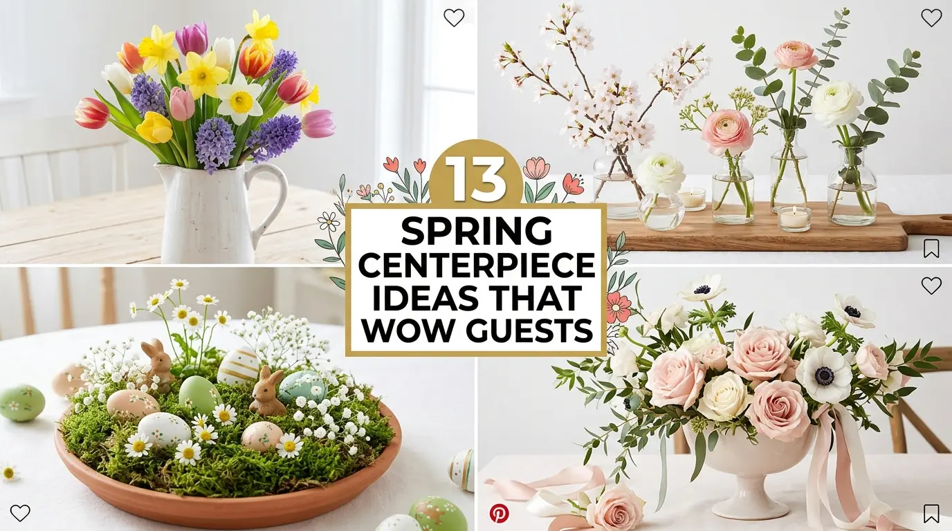 13 Spring Centerpiece Ideas That Wow Guests