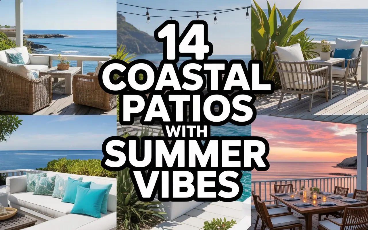 14 Coastal Patio Decor Ideas With Summer Vibes ☀️