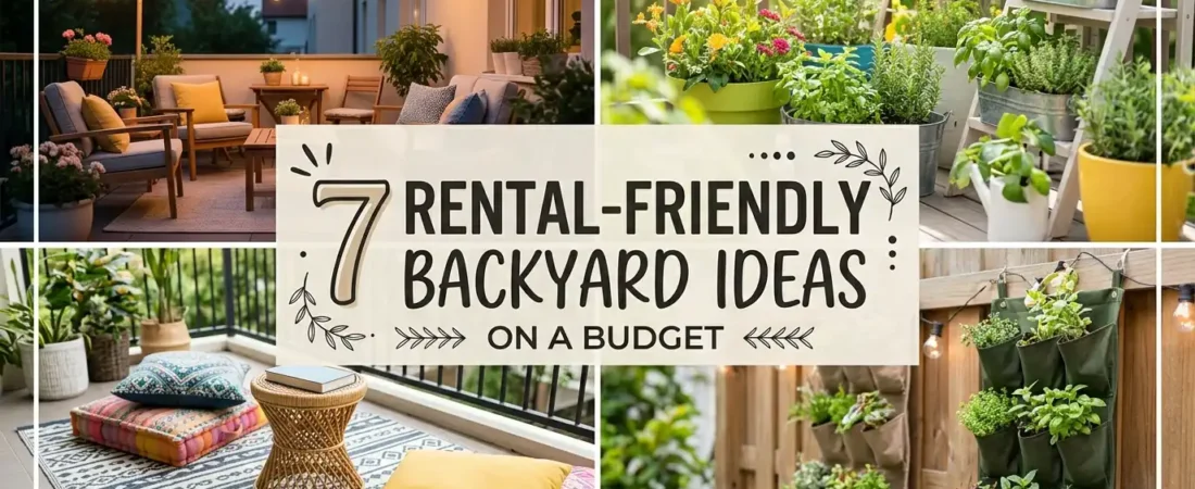 7 Rental-Friendly Backyard Ideas on a Budget