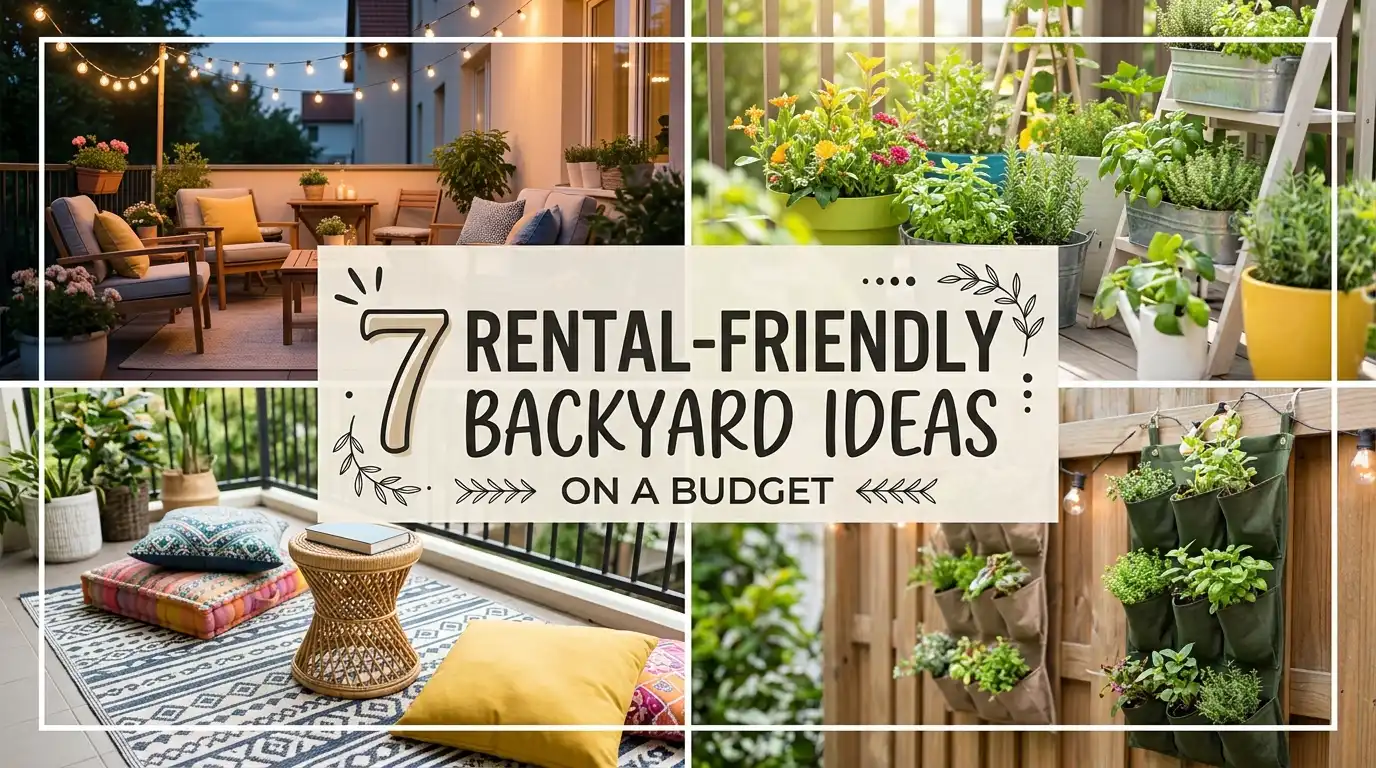 7 Rental-Friendly Backyard Ideas on a Budget