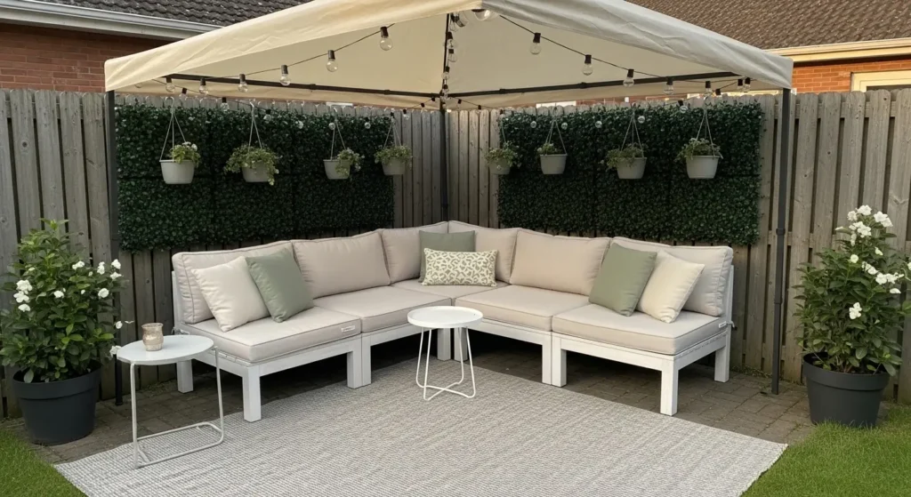 Backyard corner transformed