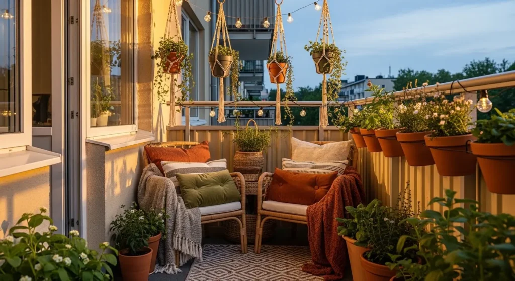 Boho balcony oasis transformed