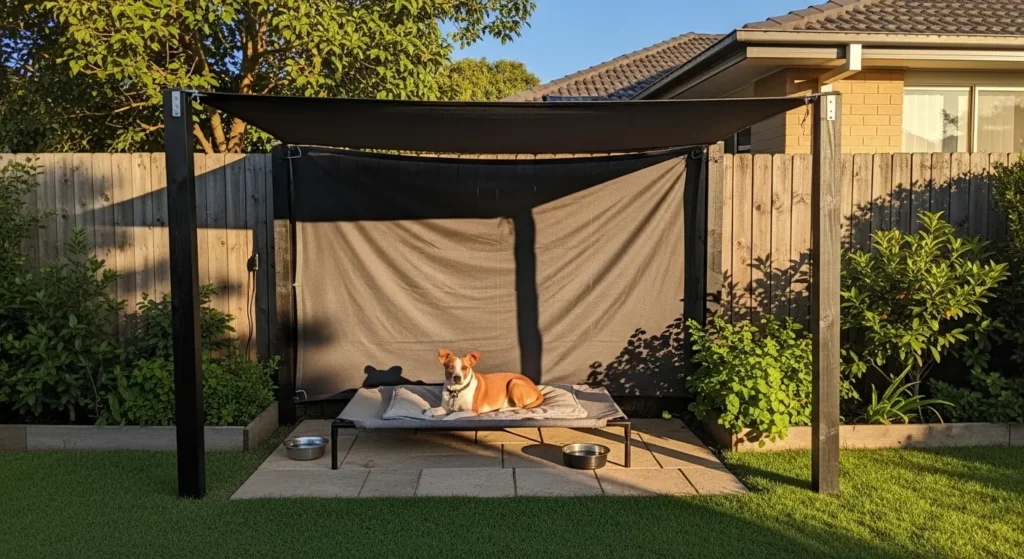 Dog-friendly shaded
