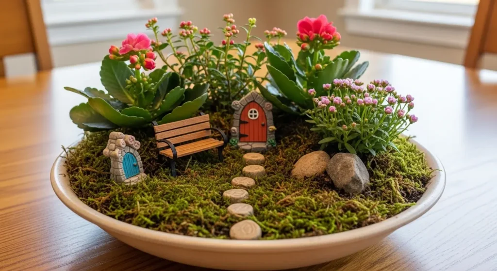 Fairy garden tabletop
