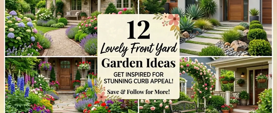 12 Lovely Front Yard Garden Ideas
