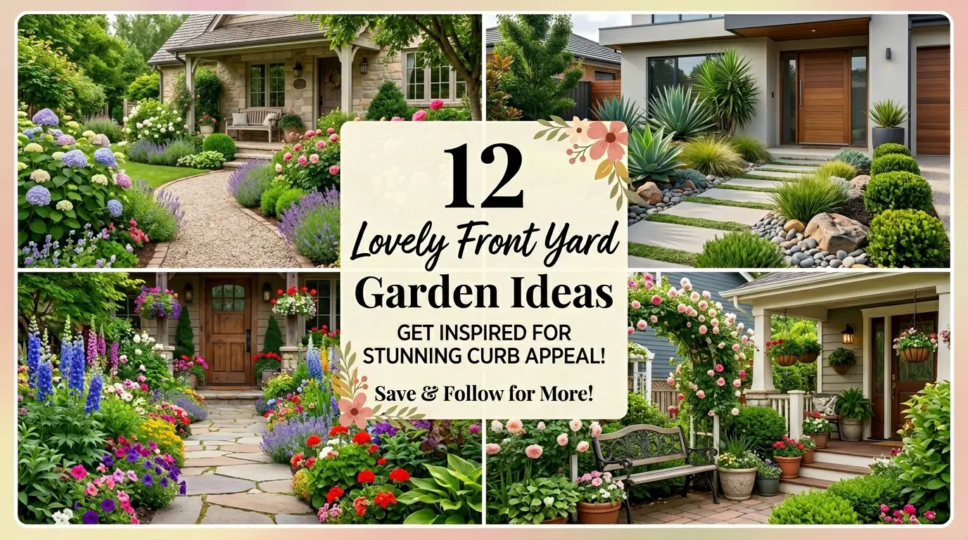 12 Lovely Front Yard Garden Ideas