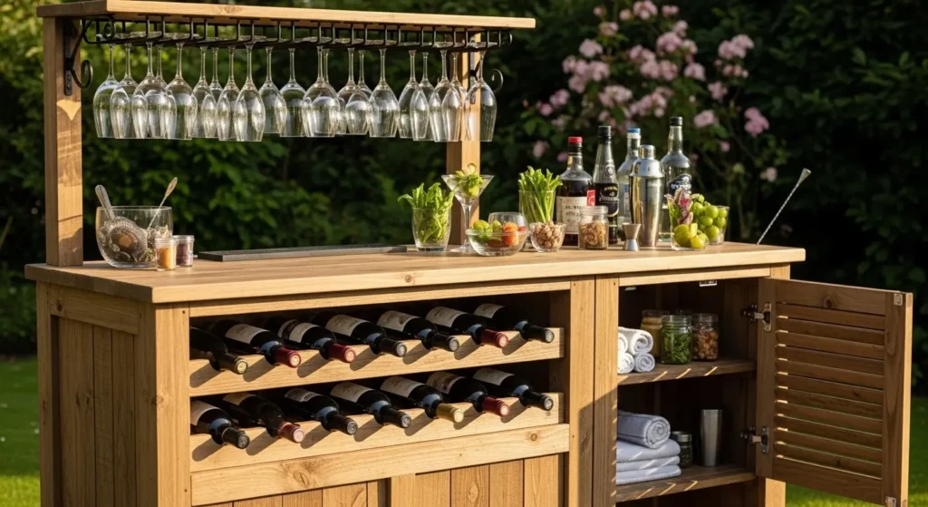 Garden bar seating options