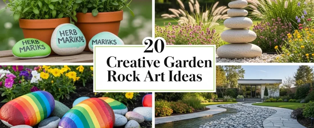 20 Creative Garden Rock Art Ideas