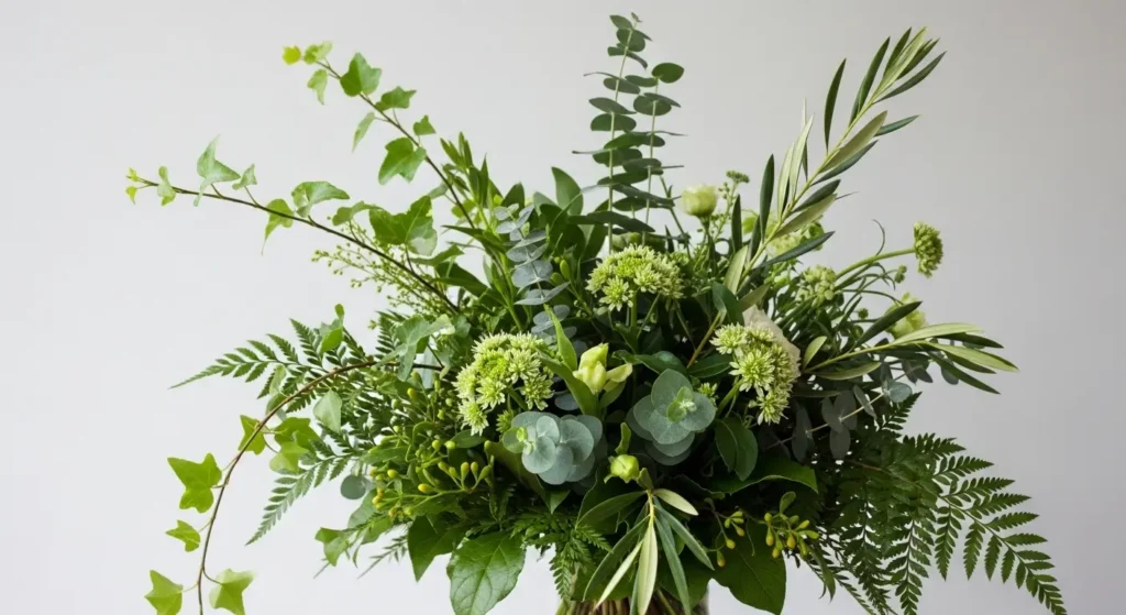 Greenery foliage arrangement
