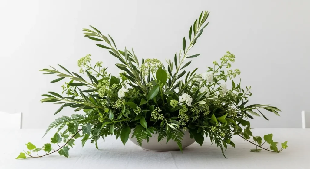 Greenery spring table
