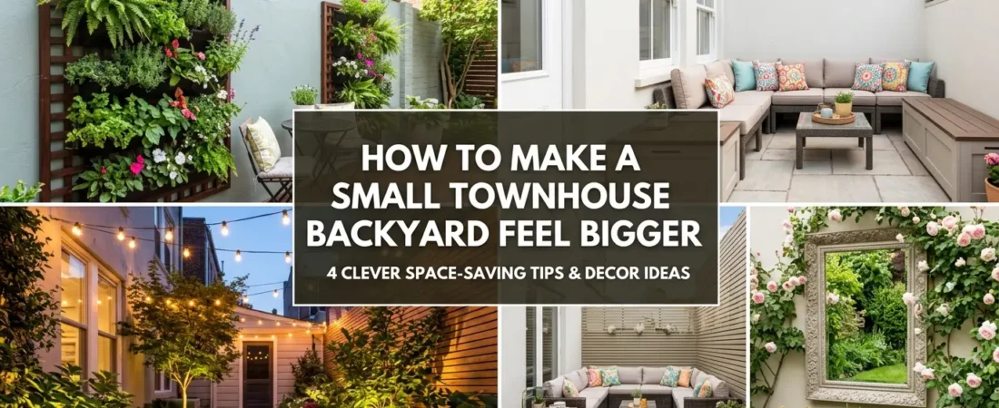 How To Make A Small Townhouse Backyard Feel Bigger