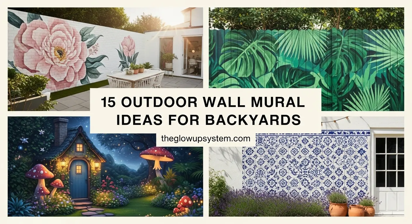 15 Outdoor Wall Mural Ideas For Backyards
