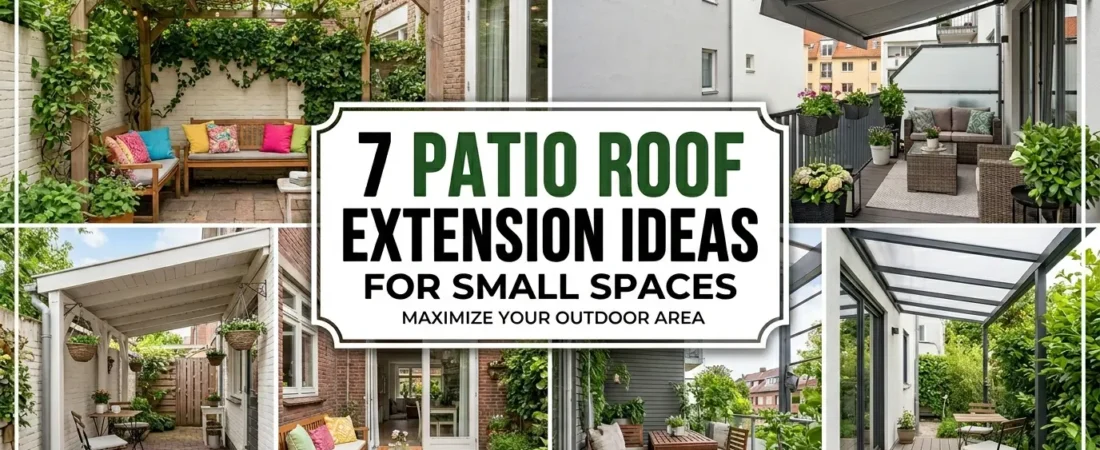 7 Patio Roof Extension Ideas For Small Spaces