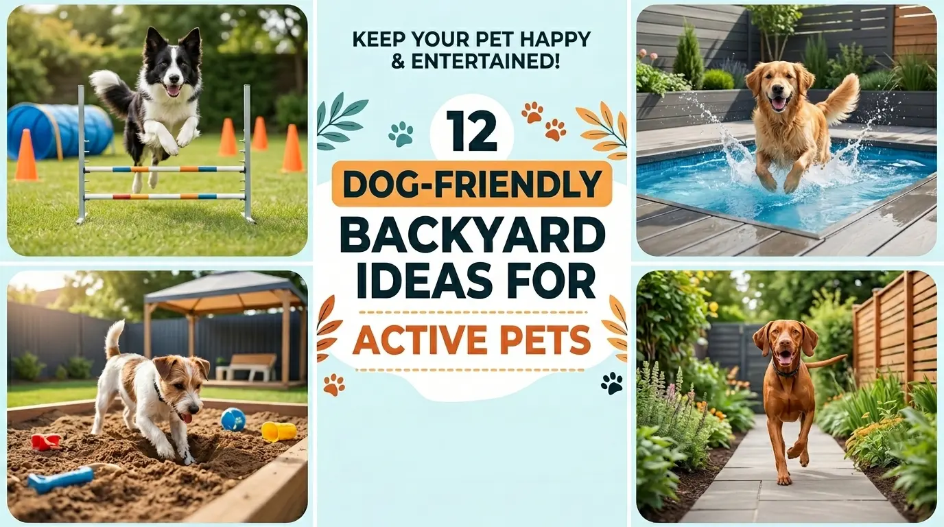 12 Dog-Friendly Backyard Ideas For Active Pets