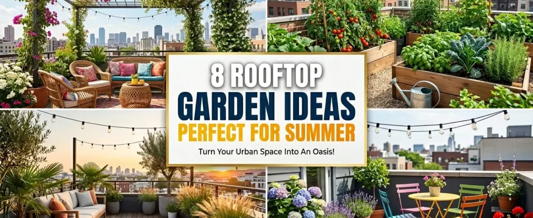 8 Rooftop Garden Ideas Perfect For Summer