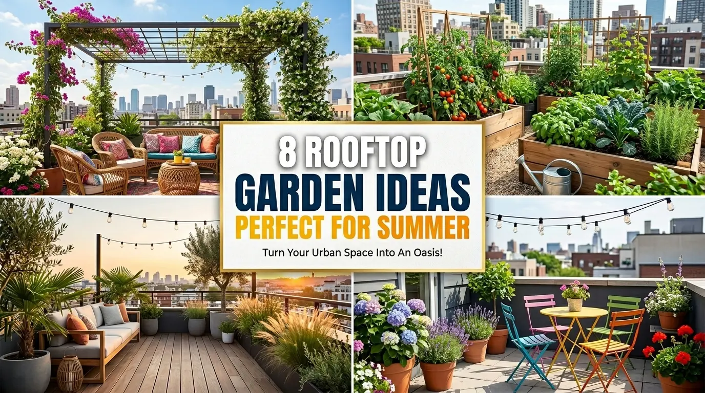 8 Rooftop Garden Ideas Perfect For Summer
