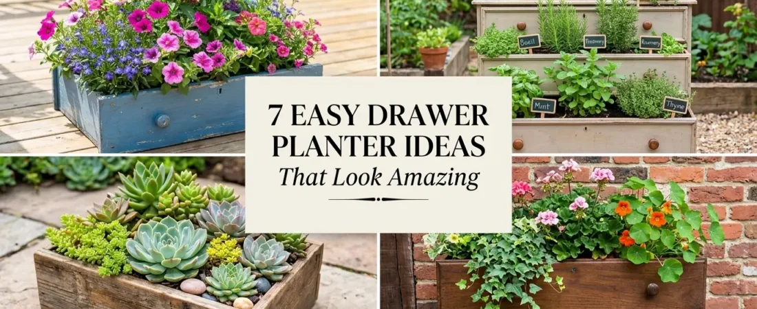 7 Easy Drawer Planter Ideas That Look Amazing