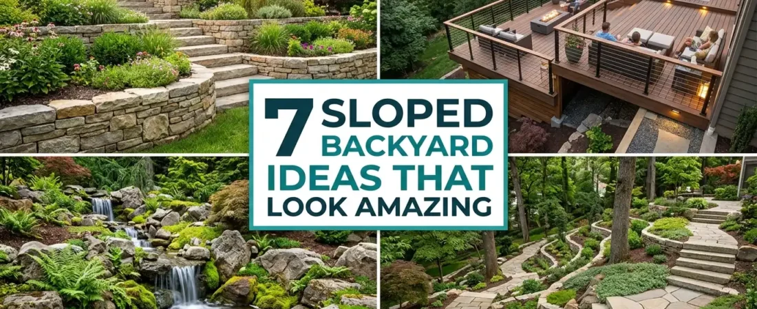 7 Sloped Backyard Ideas That Look Amazing