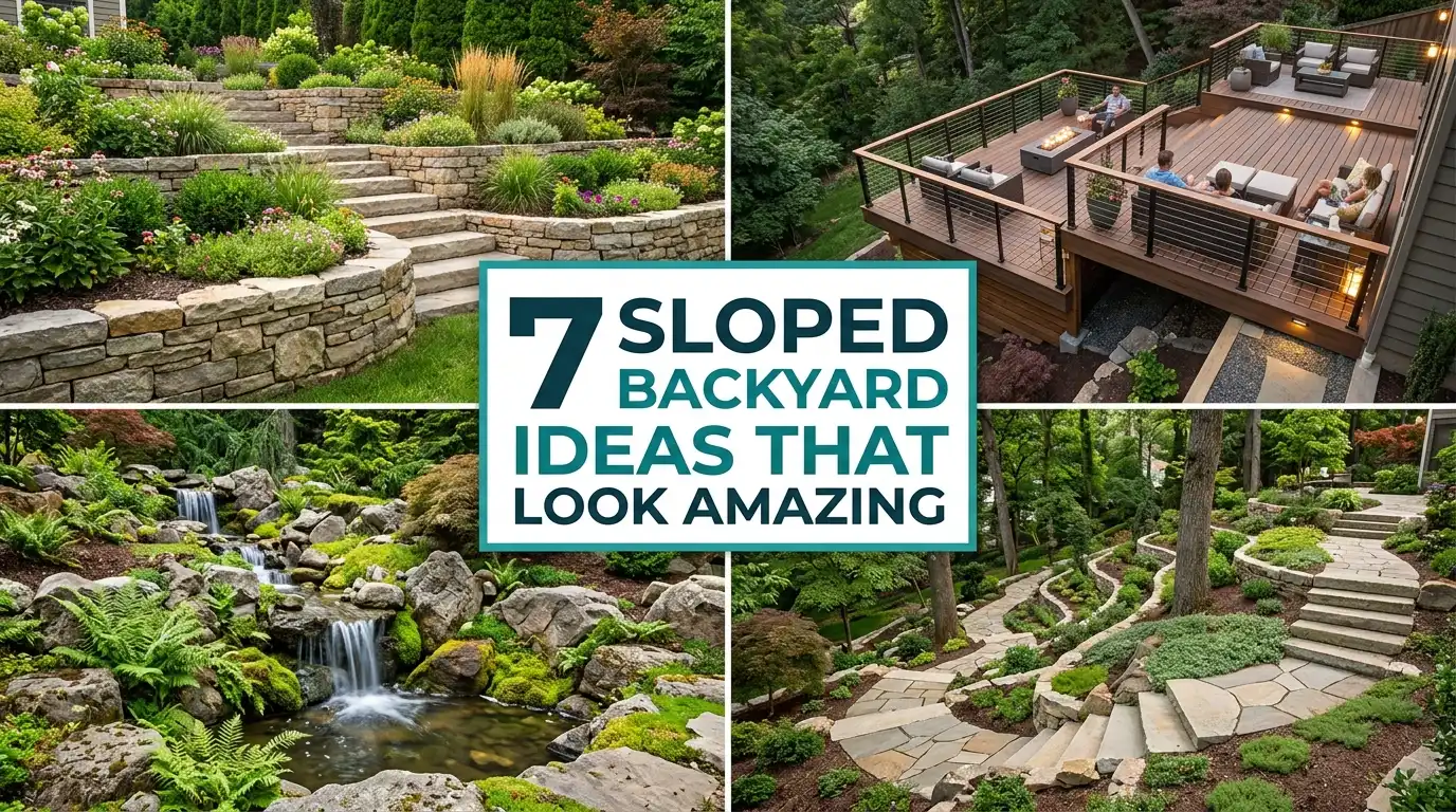 7 Sloped Backyard Ideas That Look Amazing