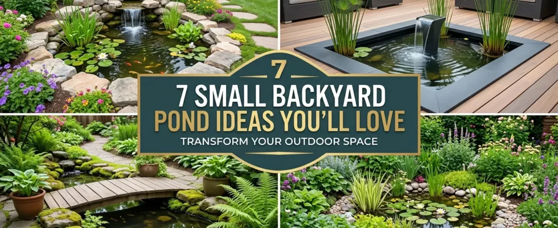 7 Small Backyard Pond Ideas You’ll Love