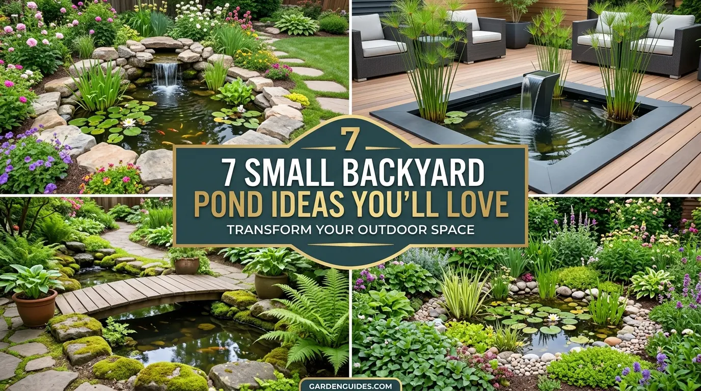 7 Small Backyard Pond Ideas You’ll Love