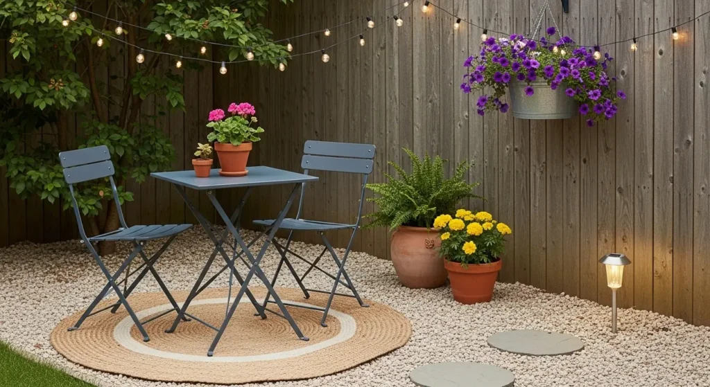 Small backyard setup minimal budget
