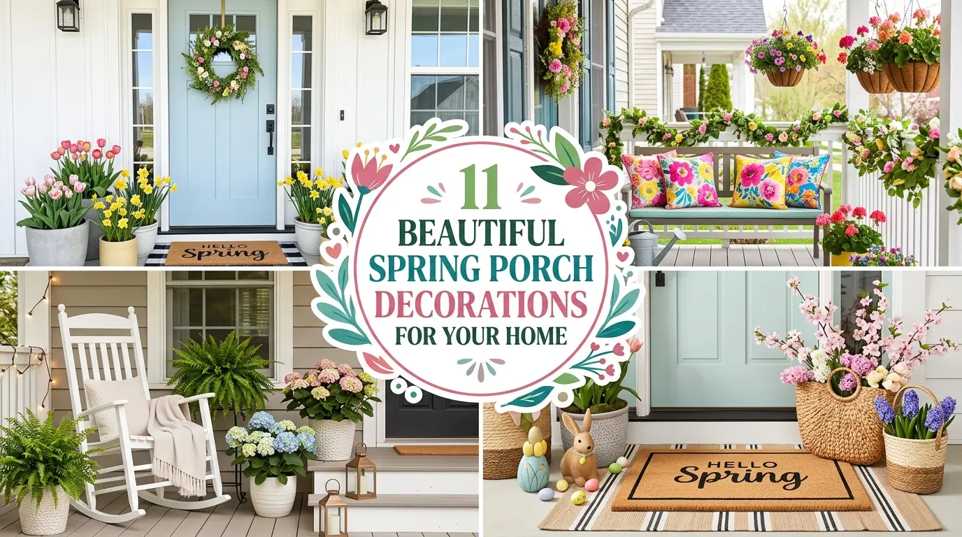 11 Beautiful Spring Porch Decorations For Your Home