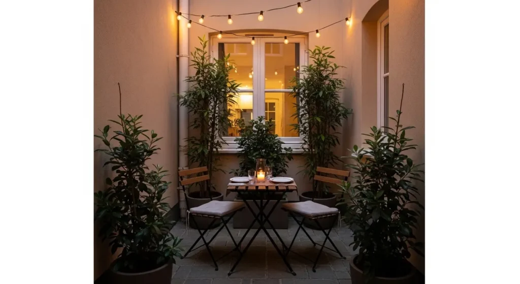 Outdoor Dining Setup
