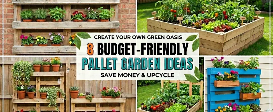 8 Budget-Friendly Pallet Garden Ideas