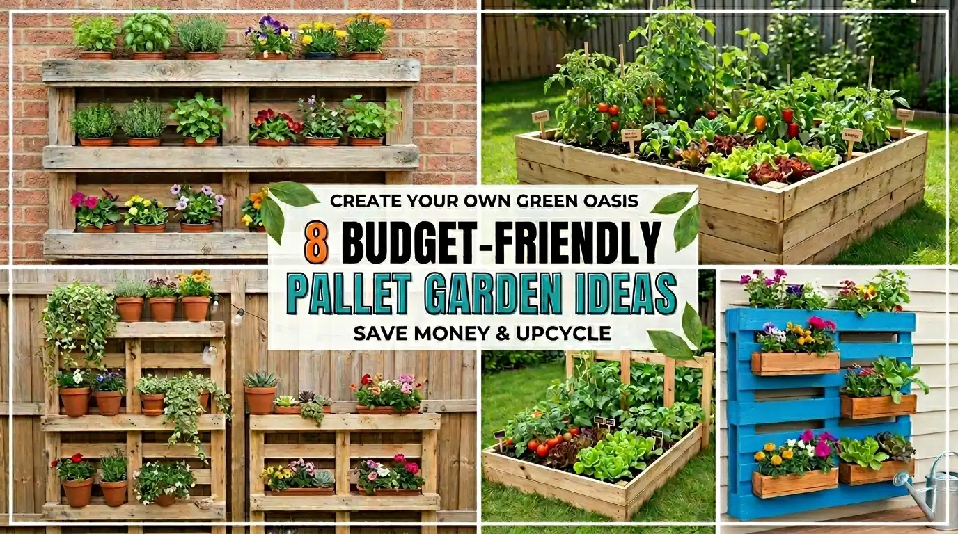 8 Budget-Friendly Pallet Garden Ideas