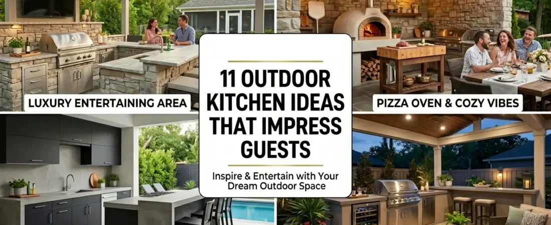 11 Outdoor Kitchen Ideas That Impress Guests