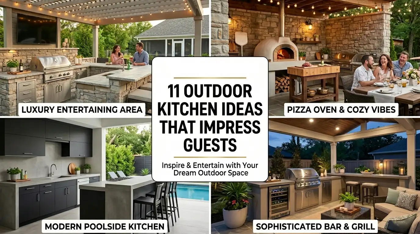 11 Outdoor Kitchen Ideas That Impress Guests