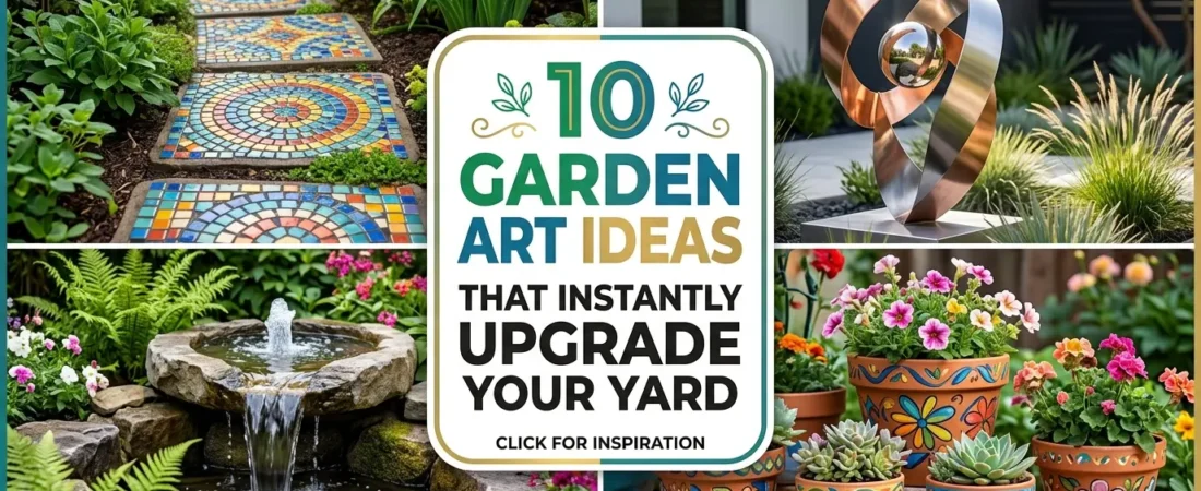 10 Garden Art Ideas That Instantly Upgrade Your Yard