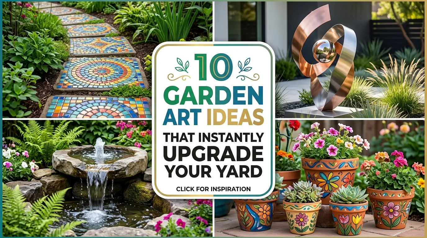 10 Garden Art Ideas That Instantly Upgrade Your Yard