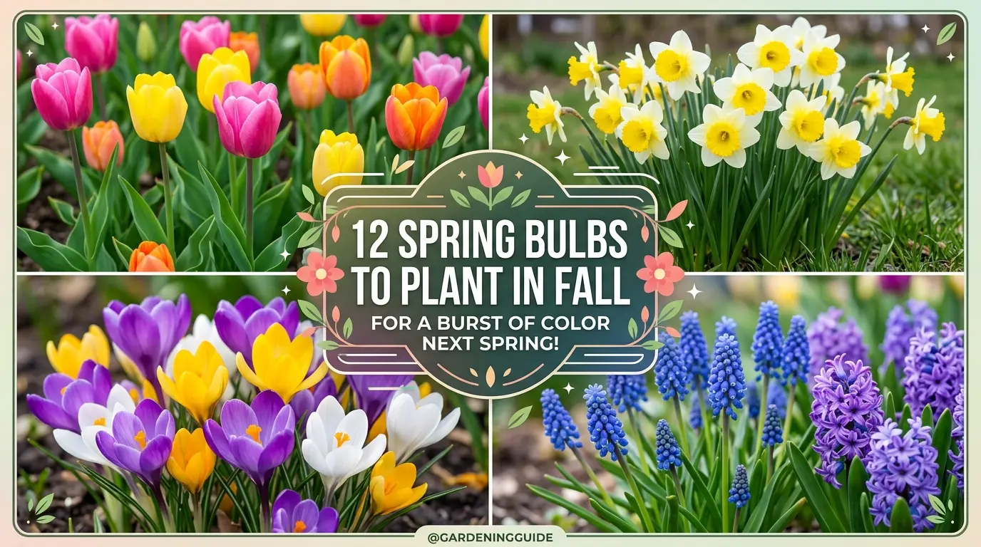 12 Spring Bulbs To Plant In Fall