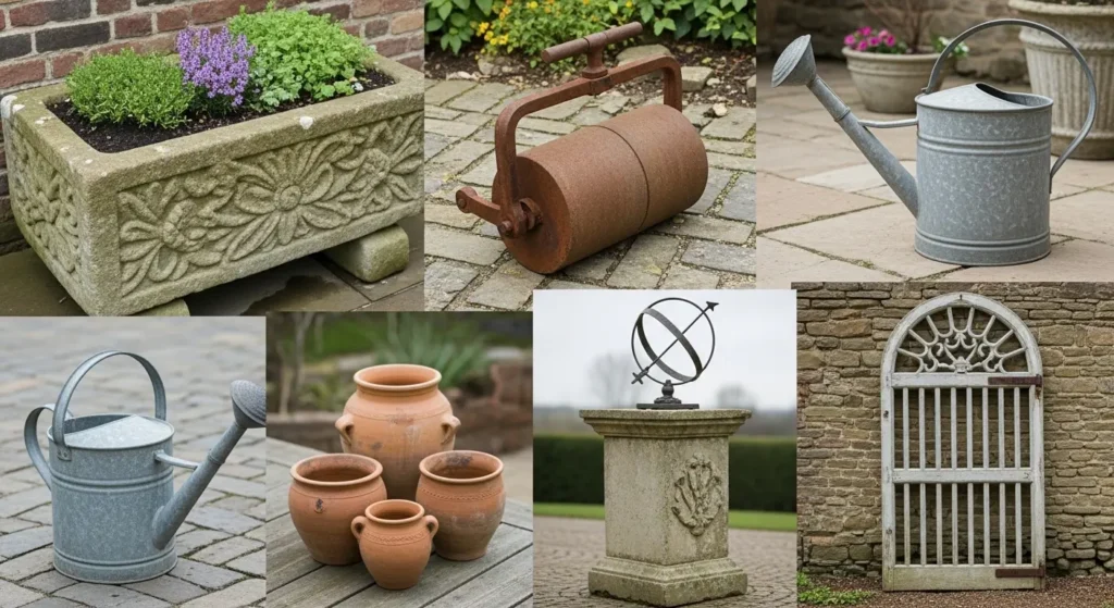 Antique garden decor