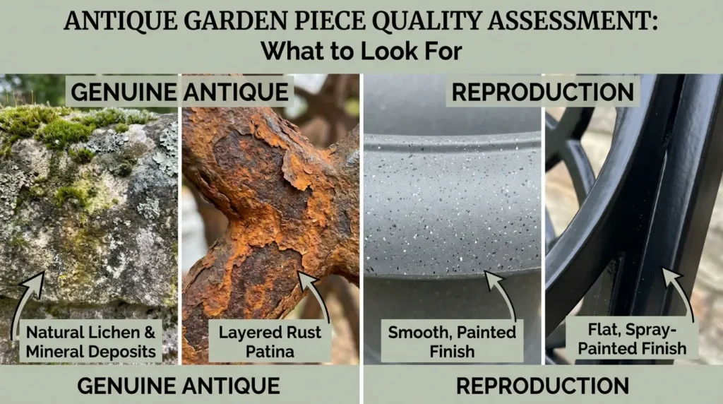 Antique garden piece