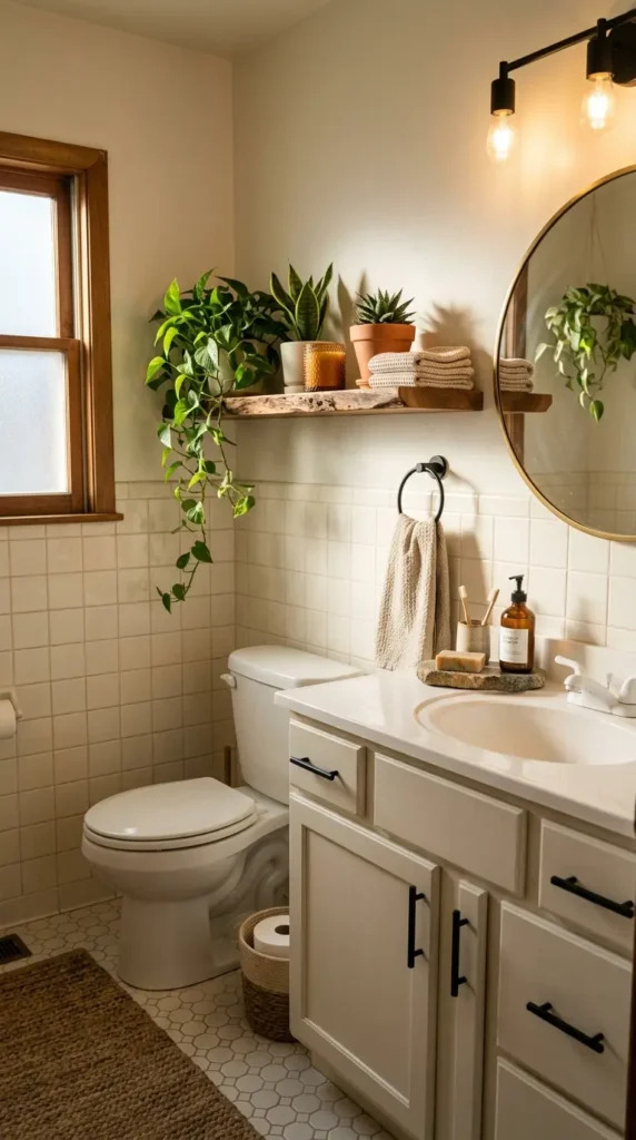 Bathroom update organic modern
