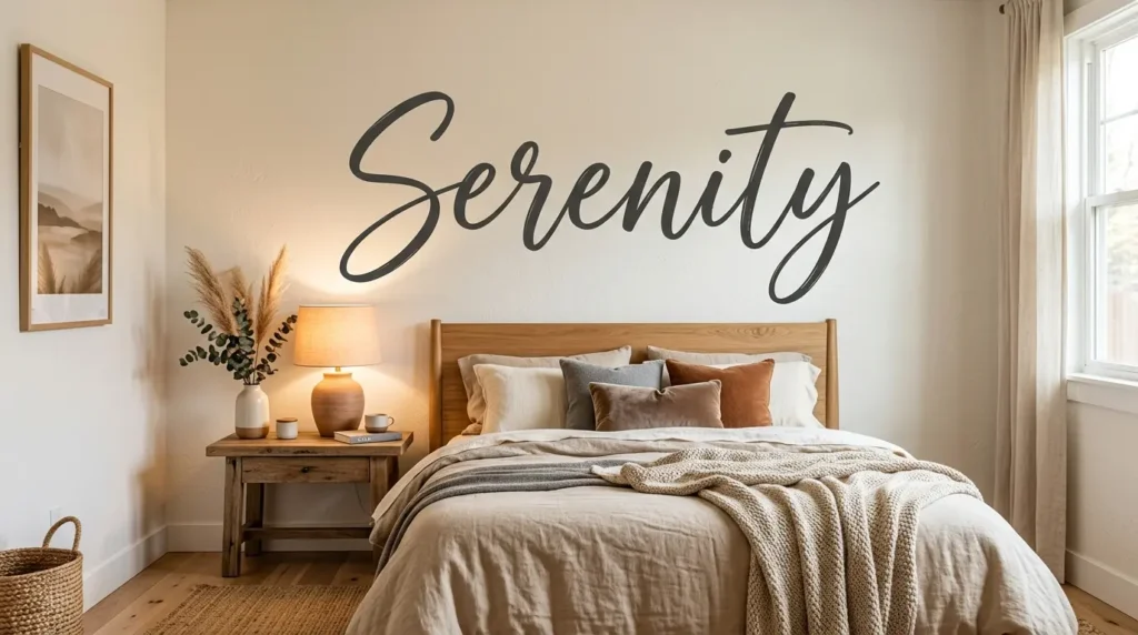 Bedroom wall decor sticker
