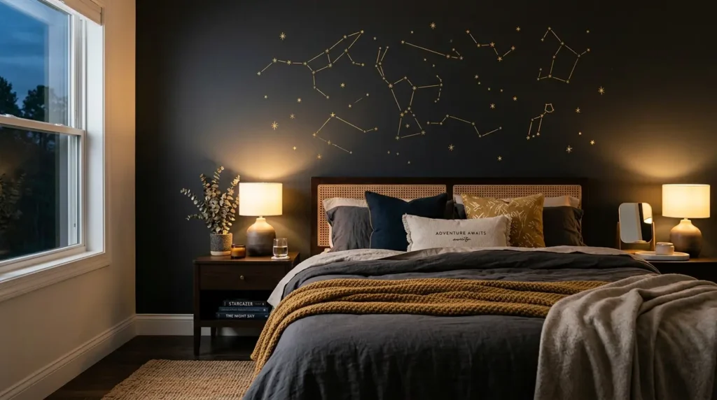Bedroom wall decor stickers
