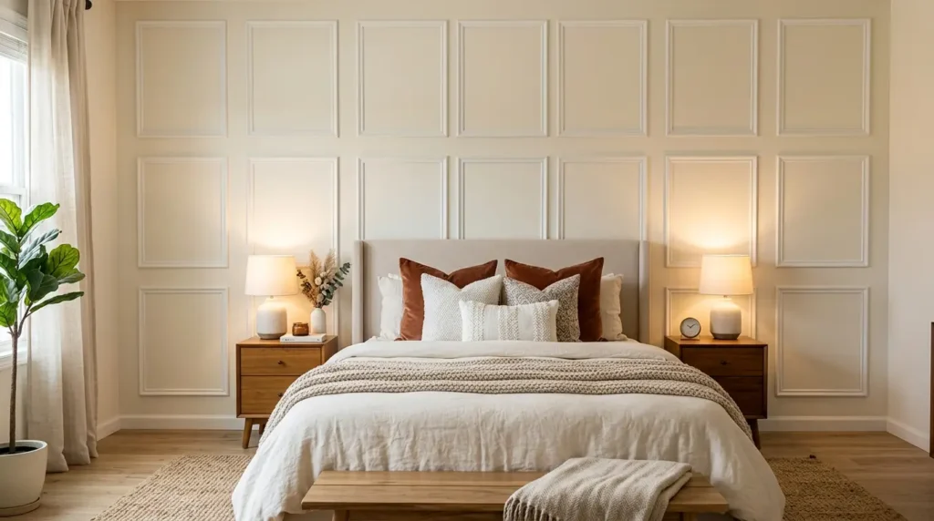 Bedroom wall decor stickers panels