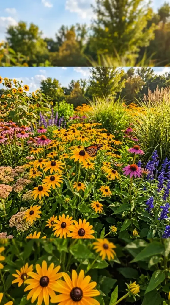 Black-eyed Susans attract