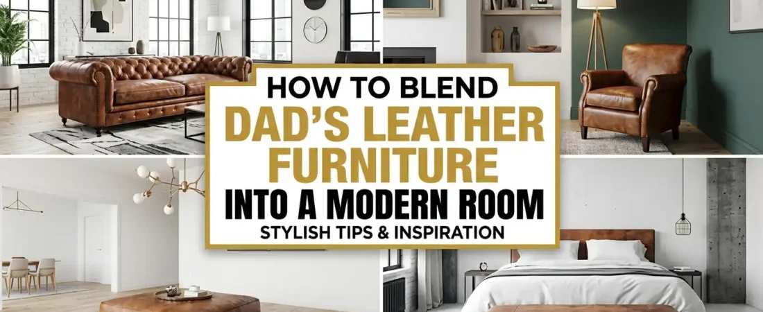 Leather Furniture Modern Room Styling Tips for Dad