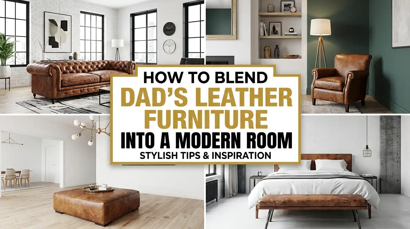 Leather Furniture Modern Room Styling Tips for Dad