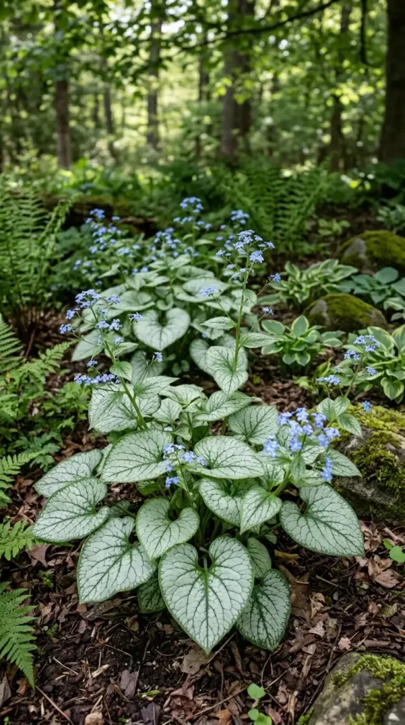 Brunnera plant