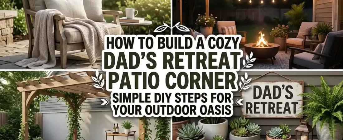 How To Build a Cozy Dad’s Retreat Patio Corner