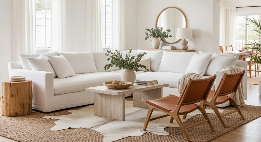 California coastal living room