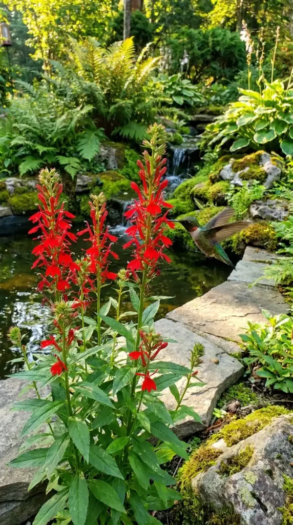 Cardinal flower attracting